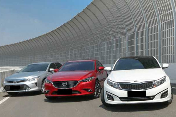 Perbandingan Mazda6 vs Toyota Camry vs Kia Optima