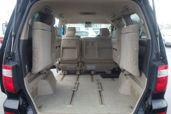 Pelipatan Jok Toyota Alphard Gen1