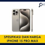 spesifikasi dan harga iphone 15 pro max