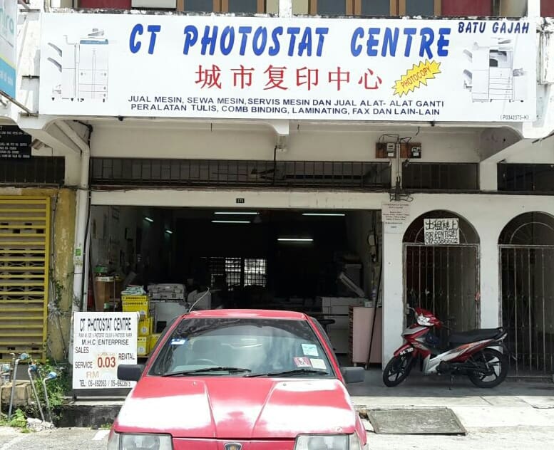 CT PHOTOSTAT CENTRE BATU GAJAH Kedai Fotostat Di Perak