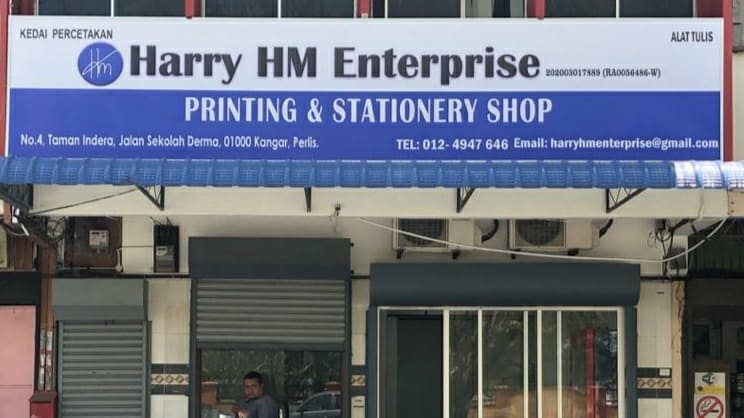 Harry HM Printing & Stationery Shop Kedai Printing Perlis