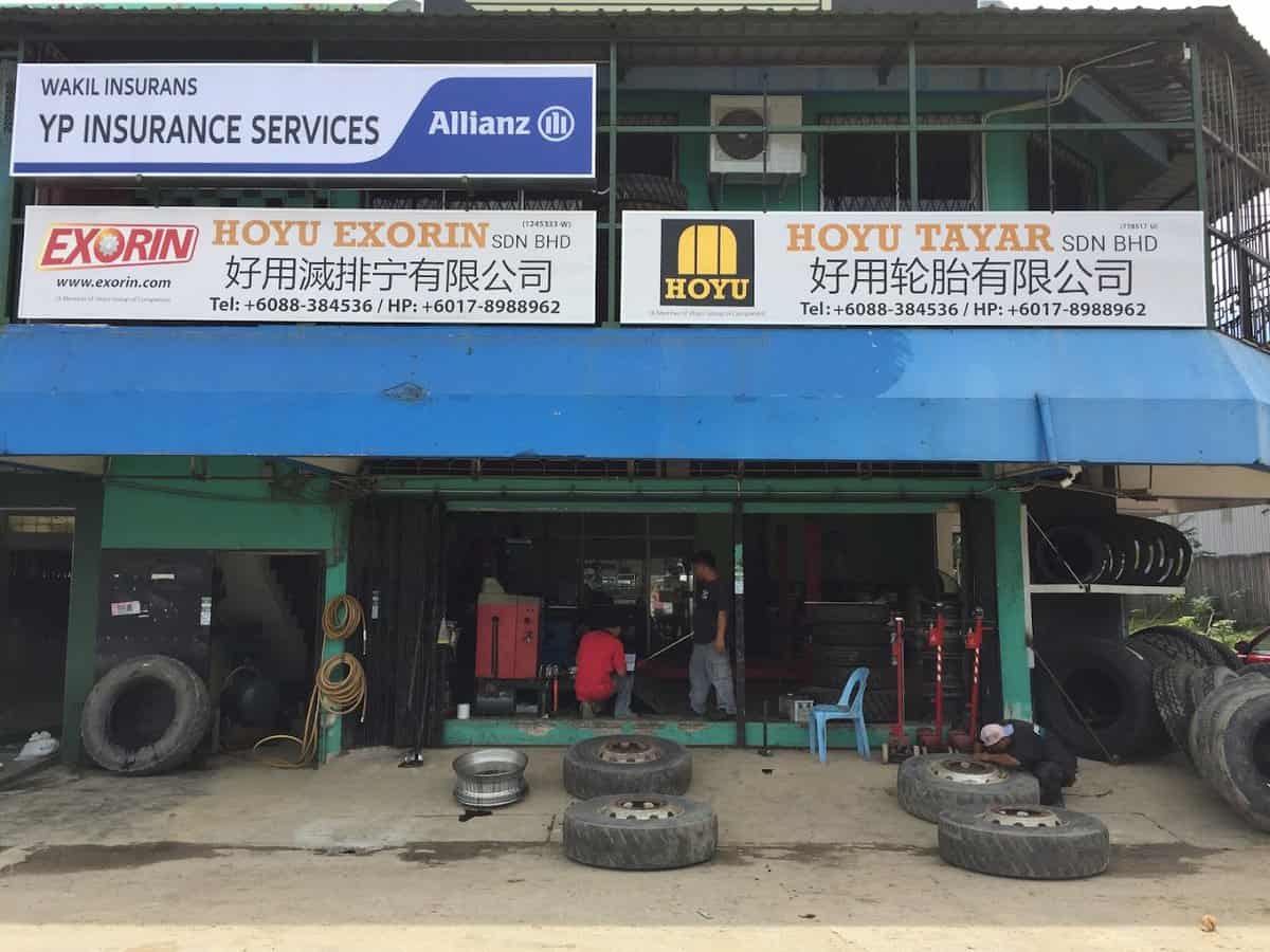 Hoyu Tayar Sdn Bhd (Hoyu Tyres Sdn Bhd) Kedai Tayar Sabah