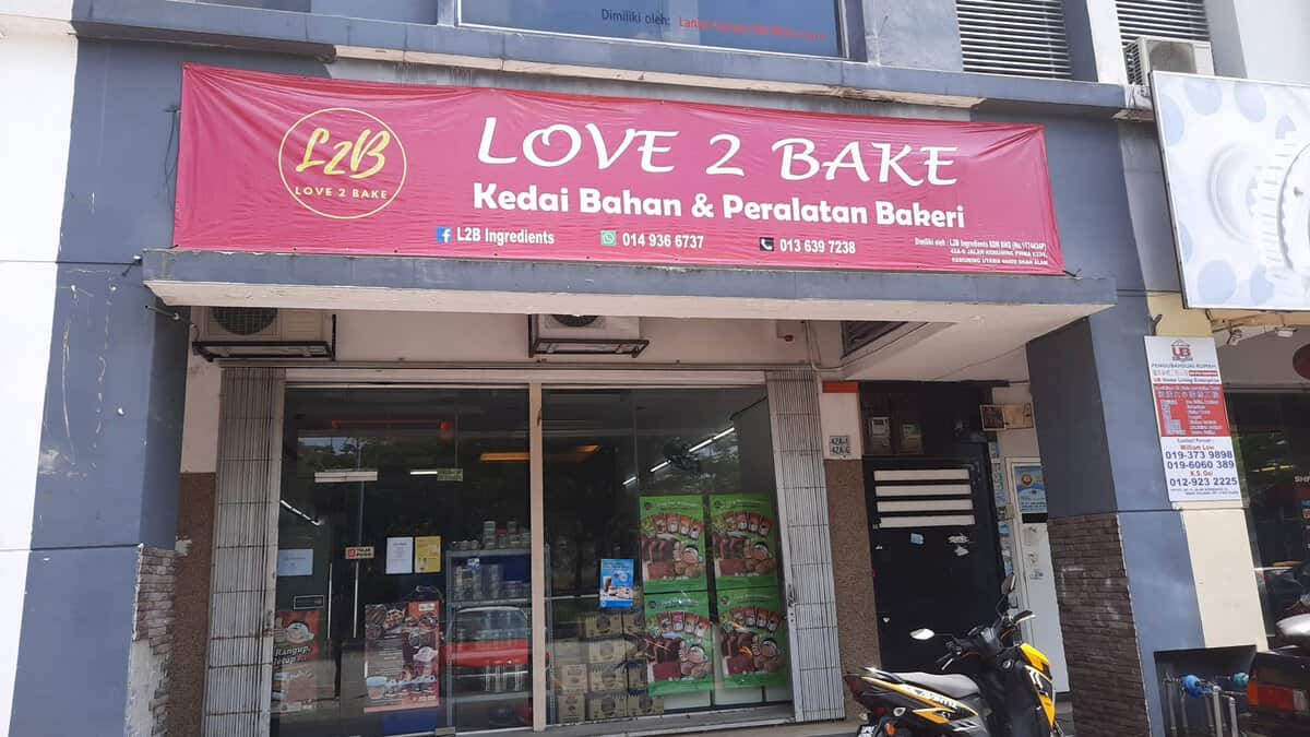 Love 2 Bake Kedai Bahan & Peralatan Bakeri Kedai Bahan Kek Selangor