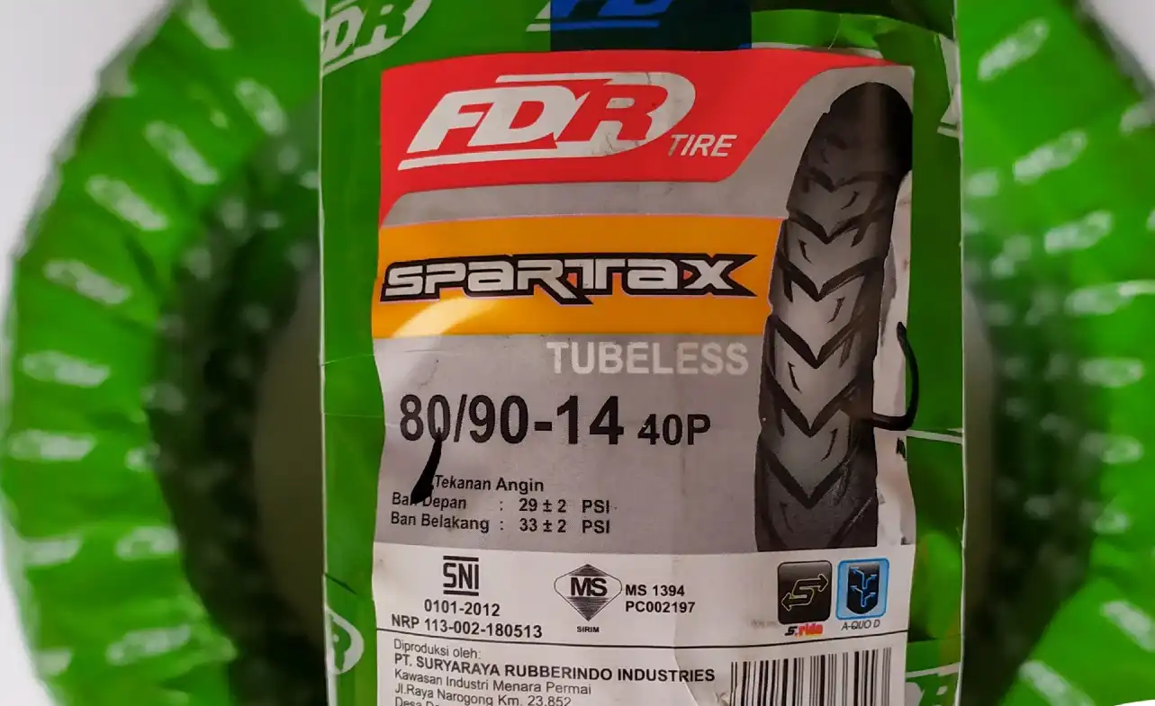 Kekurangan Ban FDR Spartax