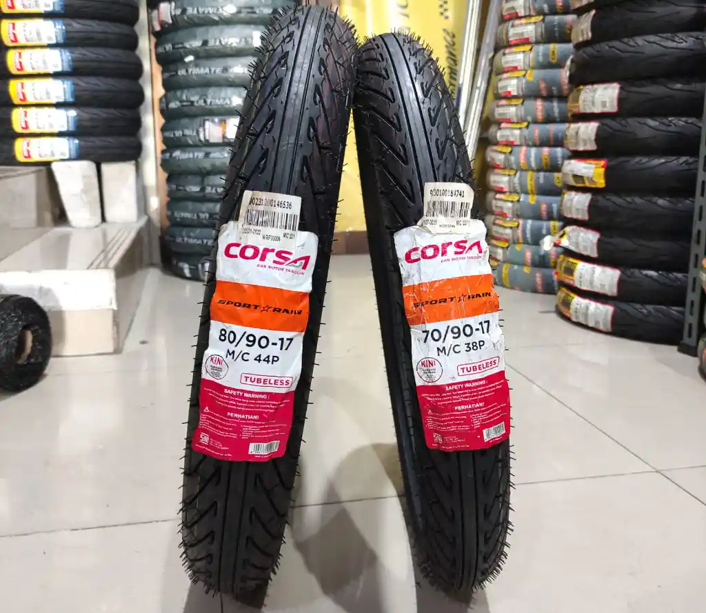 Ukuran dan Harga Ban Corsa Sport Rain