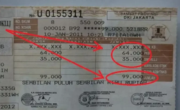 Denda Pajak Motor Telat 1 Hari